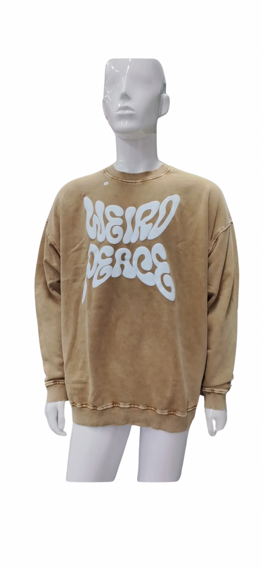 weird peace sweatshirt