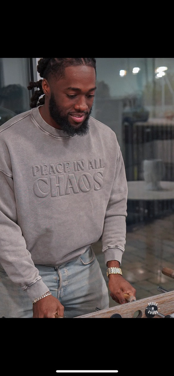 peace in all chaos sweatshirt