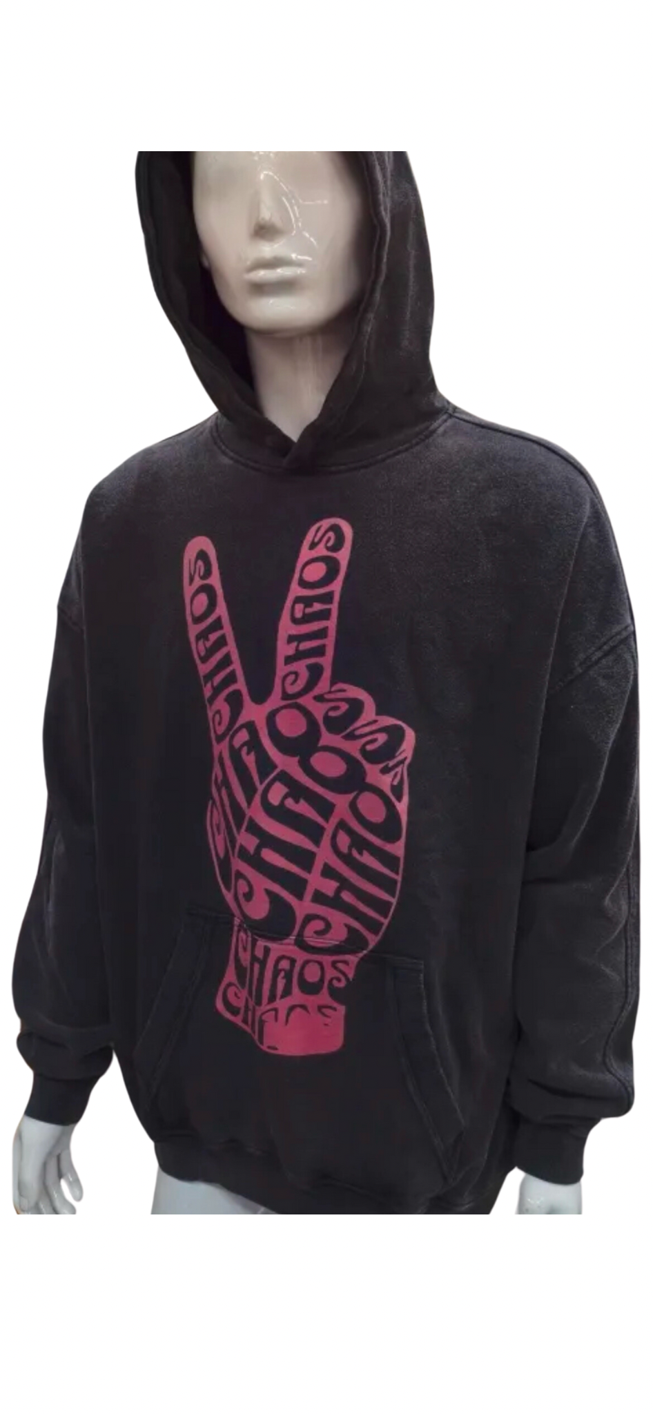 peace sign hoodie