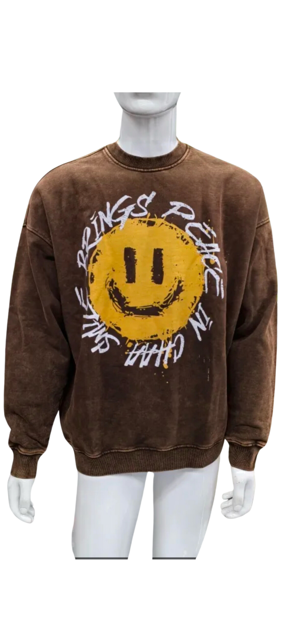 A smile brings peace sweat shirt